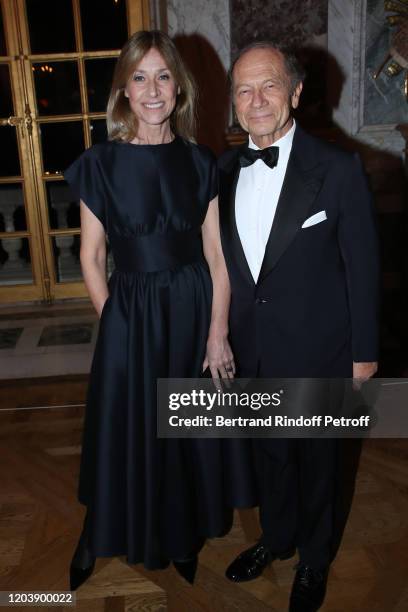 Jean-Claude Meyer and his wife Nathalie Bloch-Laine attend the 20th Gala Evening of the "Paris Charter Against Cancer" for the benefit of the...