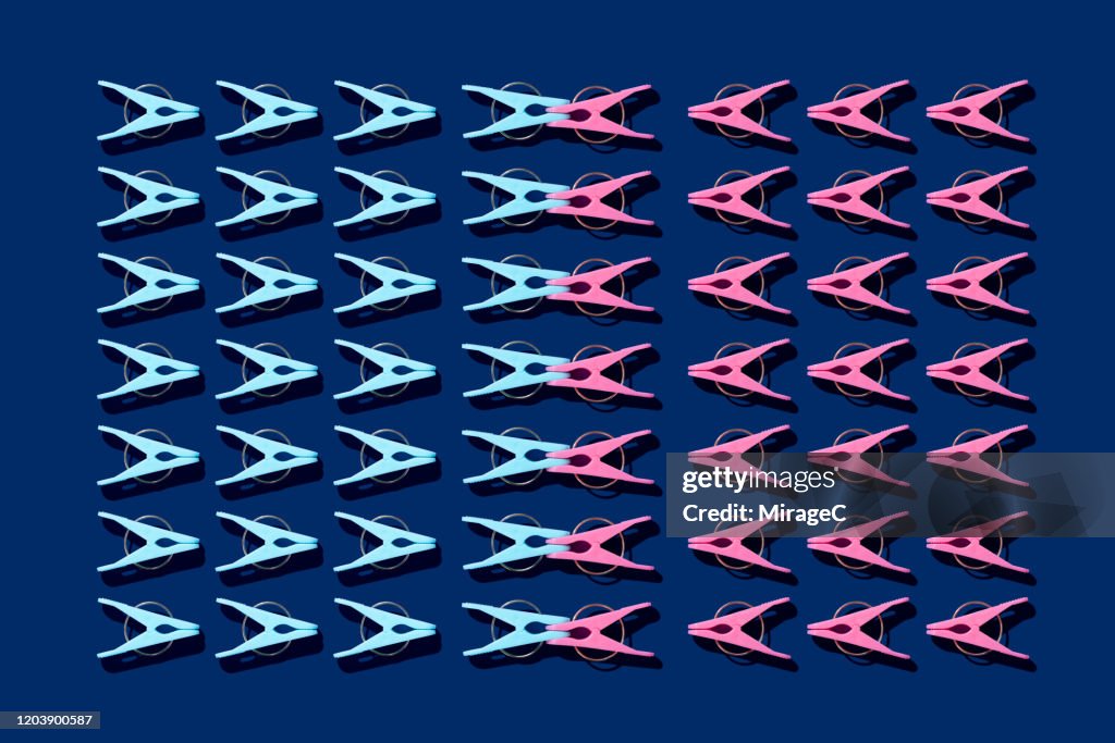 Interlocked Clothespins