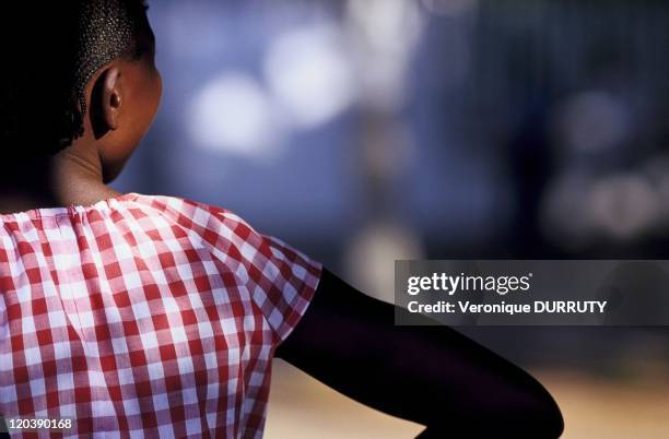 Adolescent back in Mozambique.