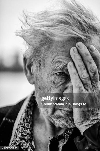 Actor Ian McKellen is photographed for Attitude magazine on April 6, 2018 in London, England.