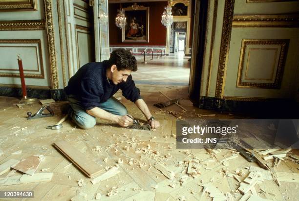 The carpenter of the Palace of Versailles in Versailles, France.