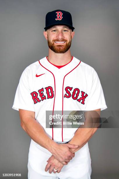Jonathan Lucroy of the Boston Red Sox poses during Photo Day on Wednesday, February 19, 2020 at JetBlue Park in Fort Myers, Florida.