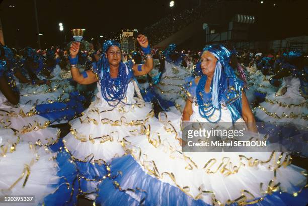 Carnival in Rio, contest, samba schools in Rio De Janeiro, Brazil.