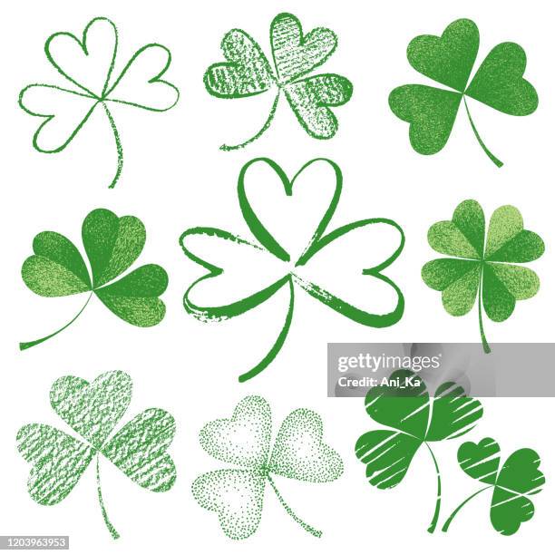 illustrazioni stock, clip art, cartoni animati e icone di tendenza di icona vettoriale del trifoglio - four leaf clover