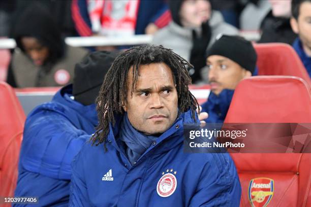 Christian Karembeu during Europa League Round of 32 2nd Leg between Arsenal and Olympiakos at Emirates stadium , London, England on 27 February 2020.