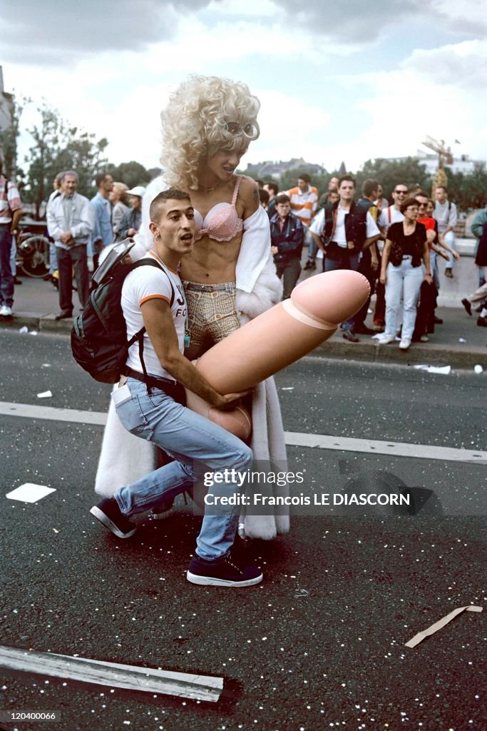 Gay Pride In Paris, France In June, 1998 -