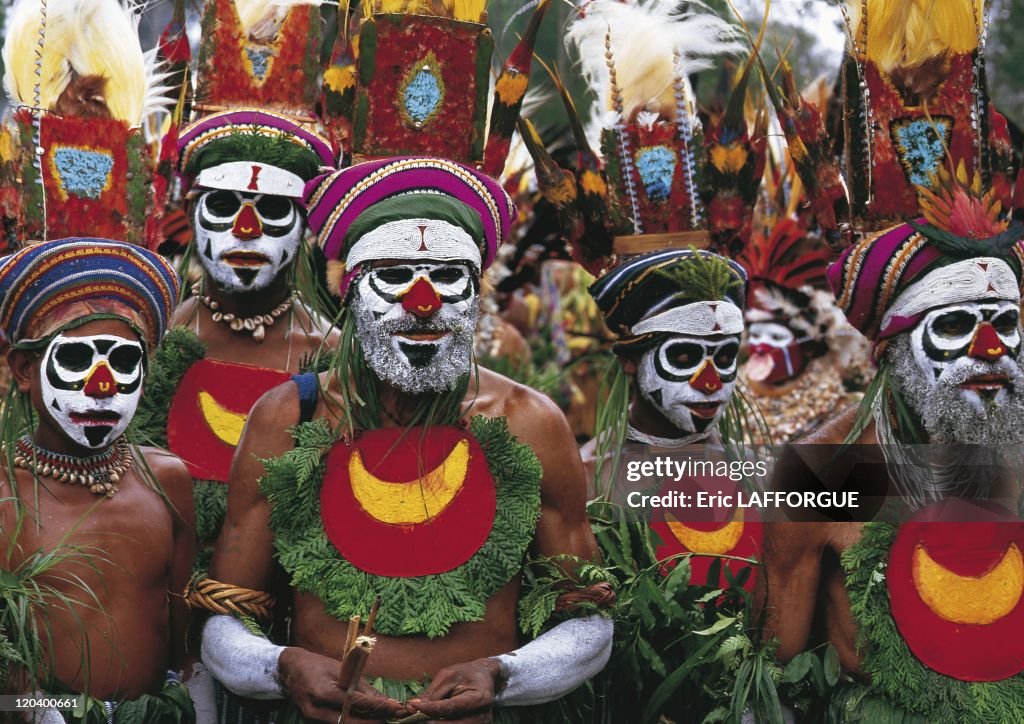 West Highland Province Warriors In Papua New Guinea -