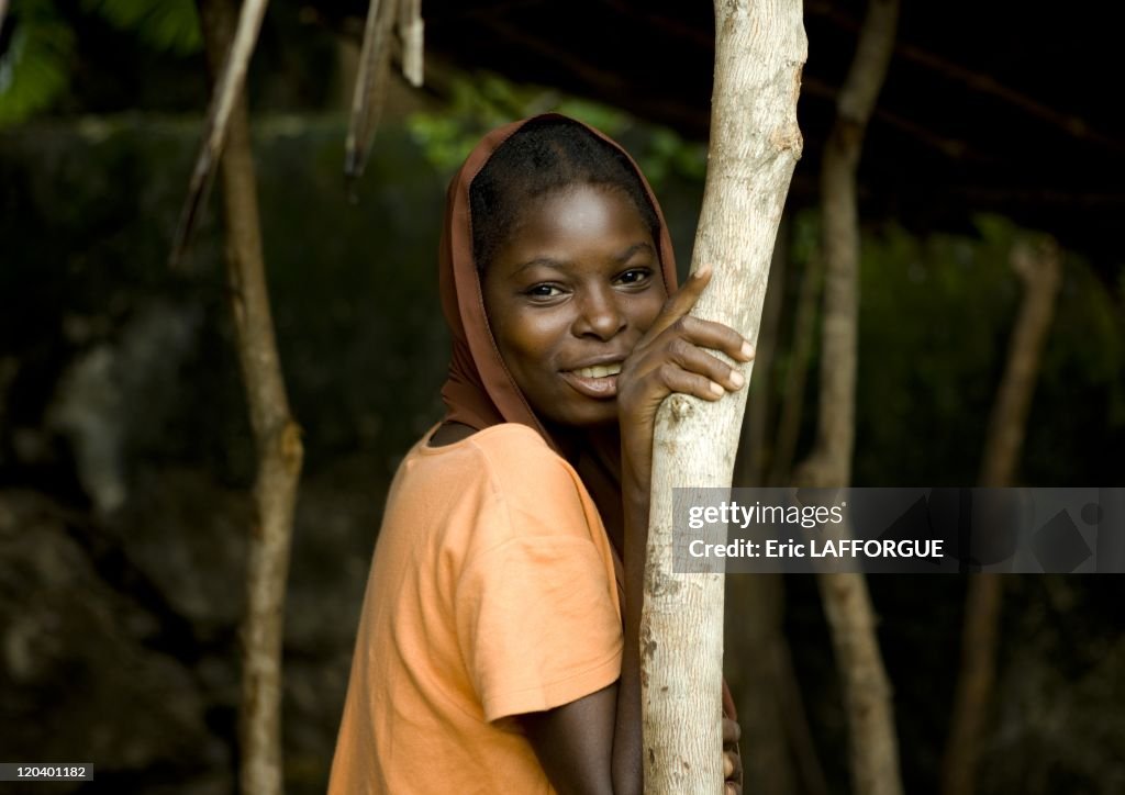 A Girl In Mtwara, Mikindani, Tanzania On February 08, 2009 -