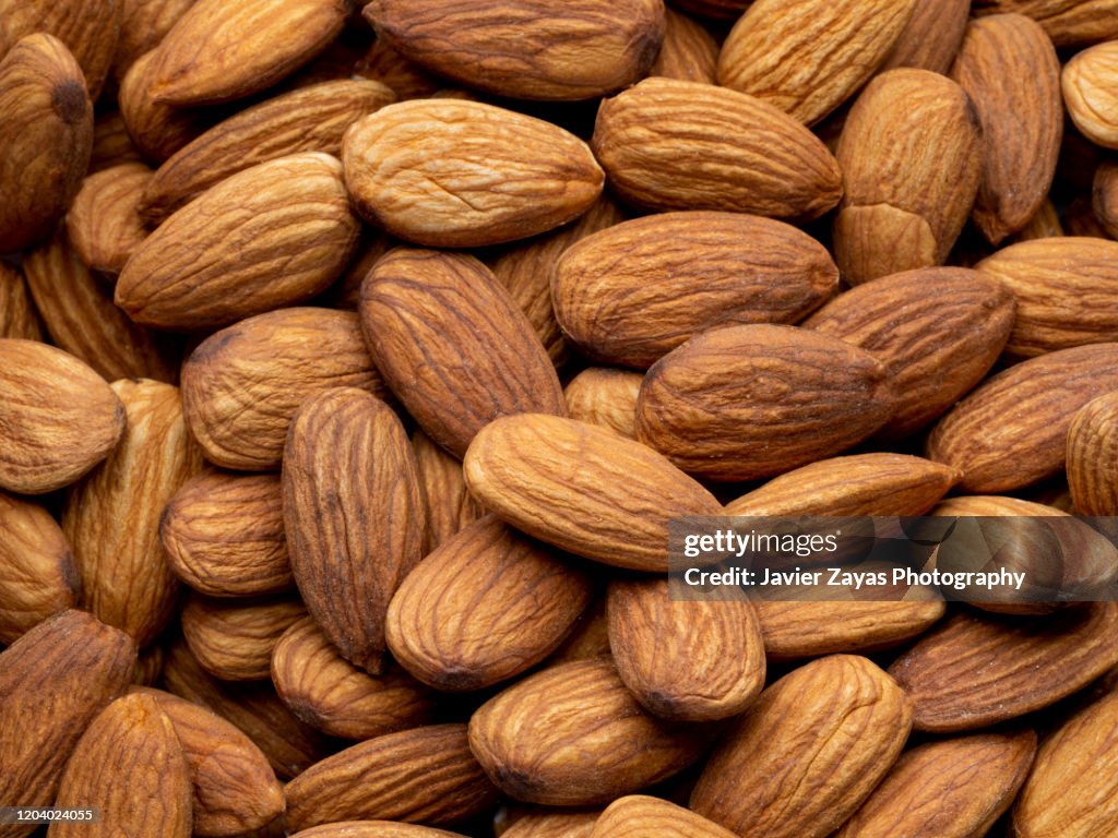 Almonds Background