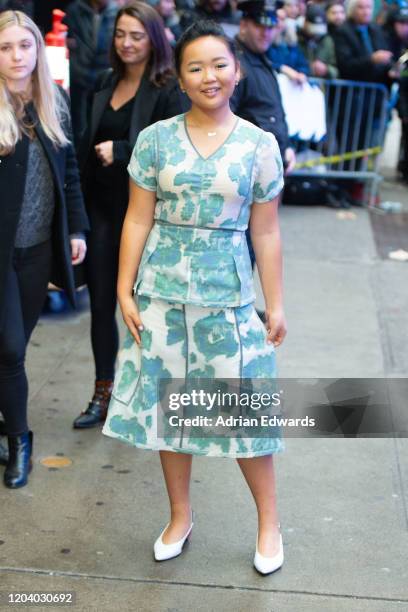 Ella Jay Basco at Good Morning America on February 4, 2020 in New York City.