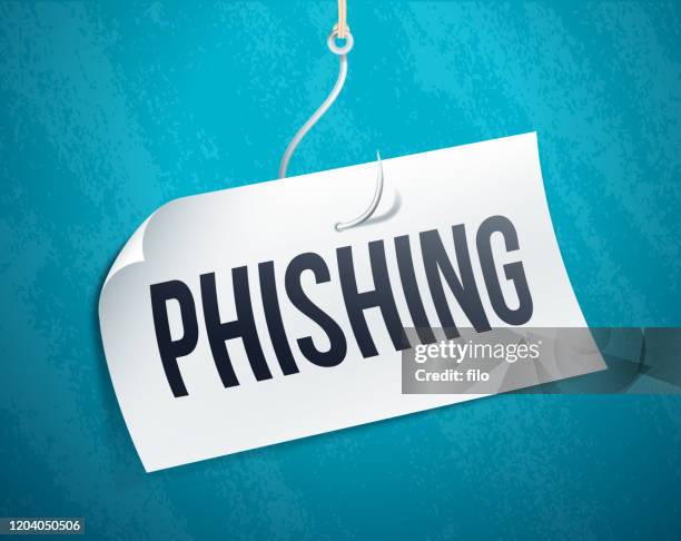 phishing scam emailing concept - fishing hook stock illustrations