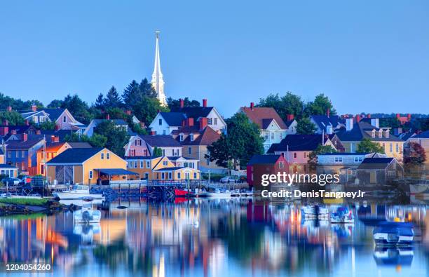 portsmouth historique, new hampshire - new hampshire photos et images de collection