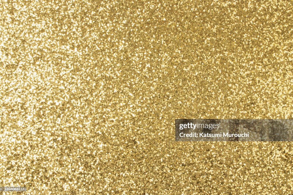 Gold glitter texture background