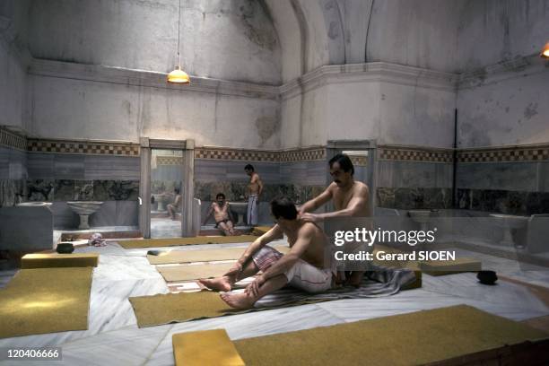 Istanbul, Turkey - Hammam for men.