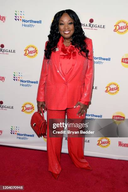 Star Jones attends Woman's Day Celebrates 17th Annual Red Dress Awards on February 04, 2020 in New York City.