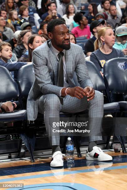Former NBA player, Tony Allen attends a game between the Memphis Grizzlies and the Sacramento Kings on February 28, 2020 at FedExForum in Memphis,...