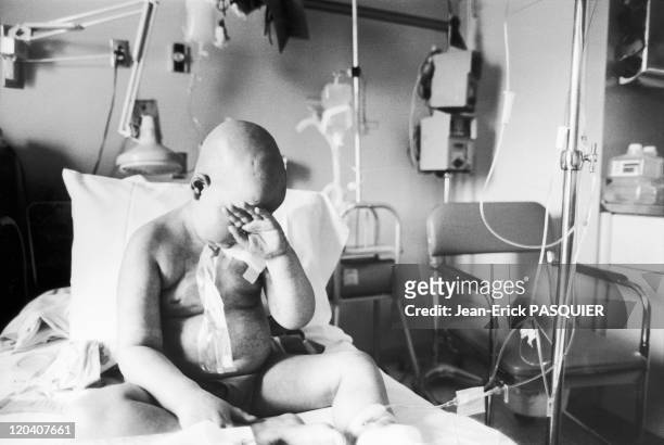 Hospital For The Last Chance In United States In 1980 - Matured beyound his year, Brian Mc. Gives way to a moment of depression and fatigue..