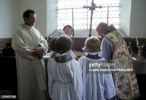 Ancient And Modern In France In 1987 - Meet the abbot with a traditional modern priest-Everything is going well-a Country Priest: Father Quintin...