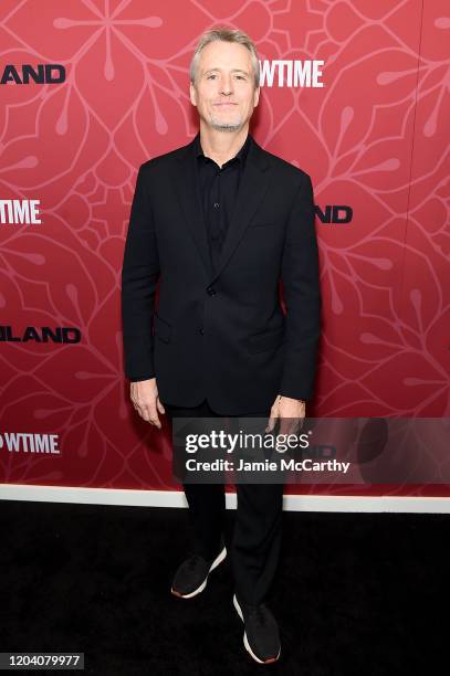 Linus Roache attends the "Homeland" Season 8 Premiere at Museum of Modern Art on February 04, 2020 in New York City.