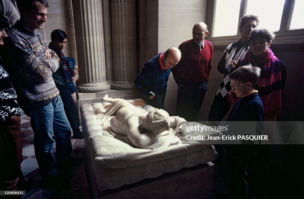 The Louvre Museum In Paris, France In 1993 -