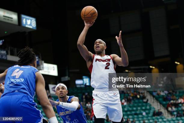 Jarrett Jack of the Sioux Falls Skyforce shoots during the third quarter against the Texas Legends on February 28, 2020 at Comerica Center in Frisco,...