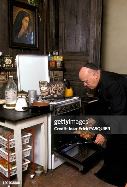 The Priest And The Croissants In France In 1987 - Lover of good food, Father loves his growing taste hot-a Country Priest: Father Quintin Montgomery...