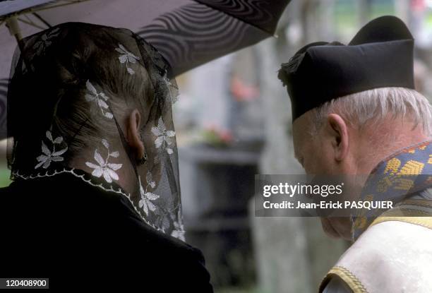 Small Talk In France In 1987 - The output of the Mass is always a chance to chatter endlessly-a Country Priest: Father Quintin Montgomery Wright...