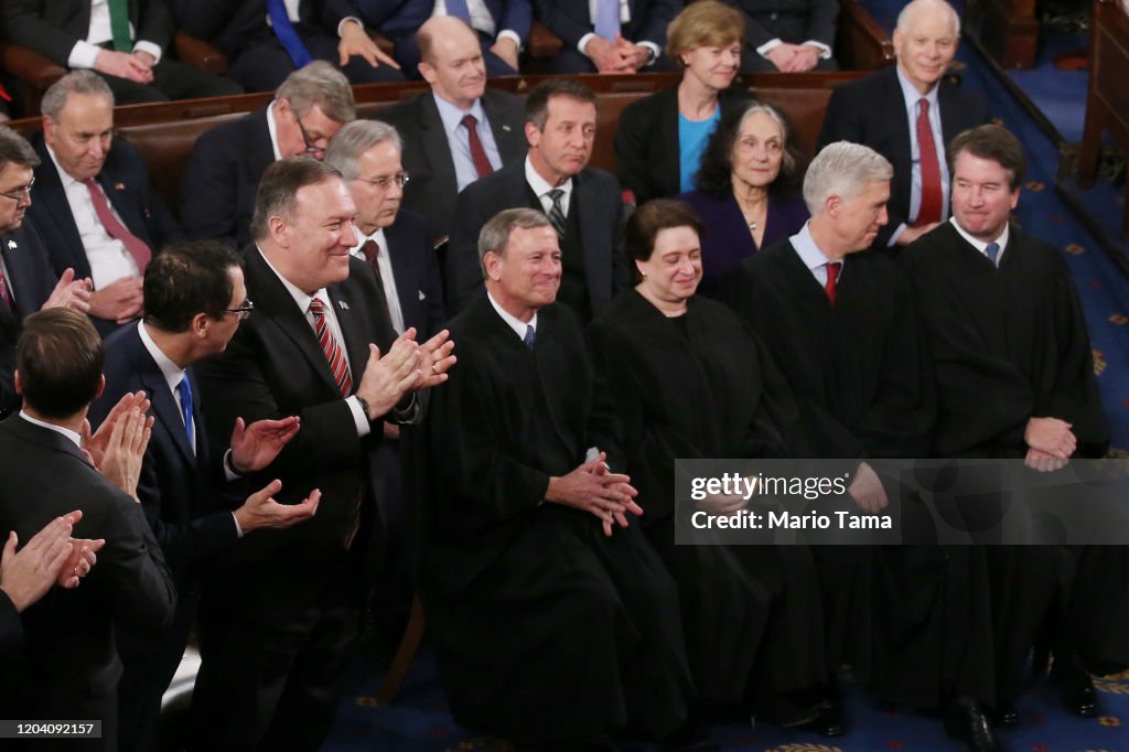 President Trump Gives State Of The Union Address