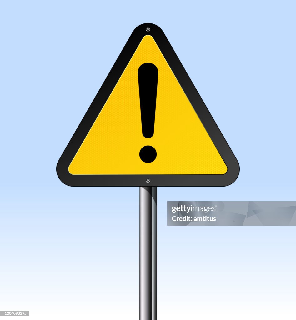 Waring Sign Images Warning Sign High-Res Vector Graphic - Getty Images