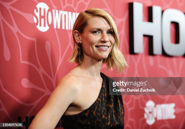 Actress Claire Danes attends Showtime's "Homeland" Season 8 premiere at Museum of Modern Art on February 04, 2020 in New York City.