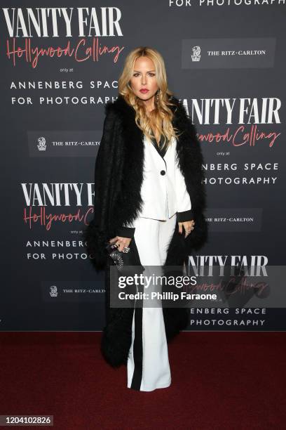 Rachel Zoe attends the Vanity Fair and Annenberg Space for Photography's Celebration of The Opening of Vanity Fair: Hollywood Calling, sponsored by...
