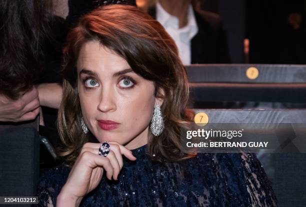 French actress Adele Haenel attends the 45th edition of the Cesar Film Awards ceremony at the Salle Pleyel in Paris on February 28, 2020. - French...