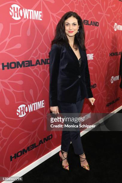 Morena Baccarin attends the "Homeland" Season 8 Premiere at Museum of Modern Art on February 04, 2020 in New York City.
