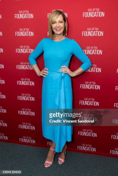 Actress Allison Janney attends SAG-AFTRA Foundation Conversations presents "Troop Zero" at SAG-AFTRA Foundation Screening Room on February 04, 2020...
