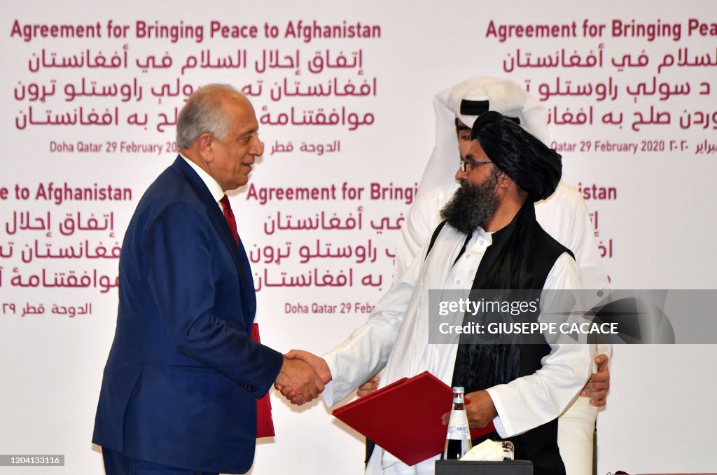 TOPSHOT-QATAR-US-AFGHANISTAN-DIPLOMACY-CONFLICT-TALIBAN