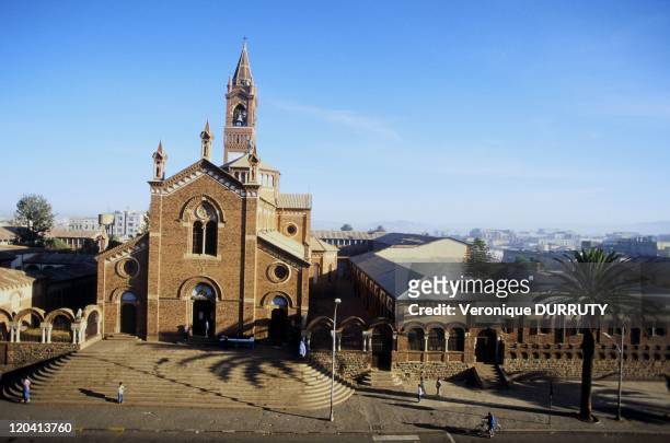 The cathedral catholic in Asmara, Eritrea - Eritrea is a country where many religions coexist. The two most represented religions are Islam, and...