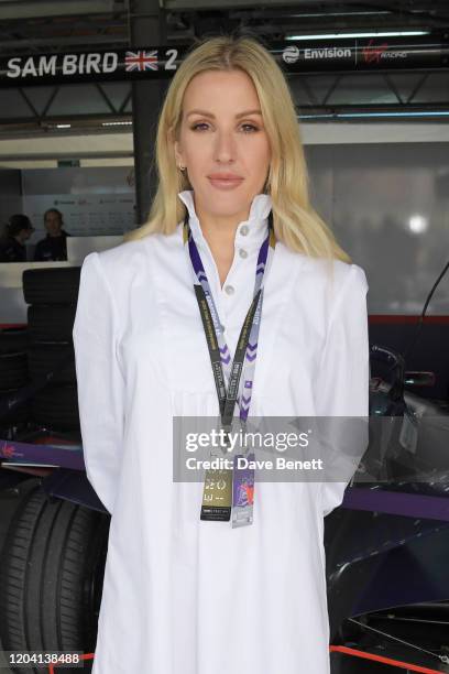 Ellie Goulding attends The ABB FIA Formula E 2020 Marrakesh E-Prix on February 29, 2020 in Marrakesh, Morocco.