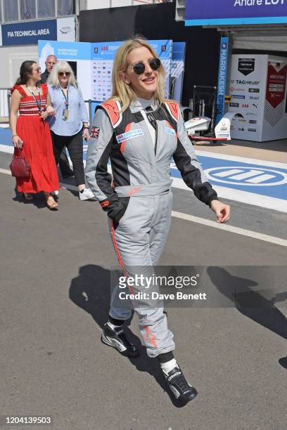 Ellie Goulding attends The ABB FIA Formula E 2020 Marrakesh E-Prix on February 29, 2020 in Marrakesh, Morocco.
