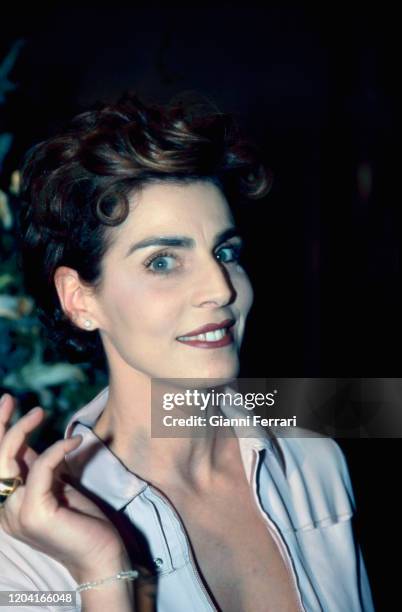 Italian model Antonia Dell´atte, Madrid, Spain, 1994.
