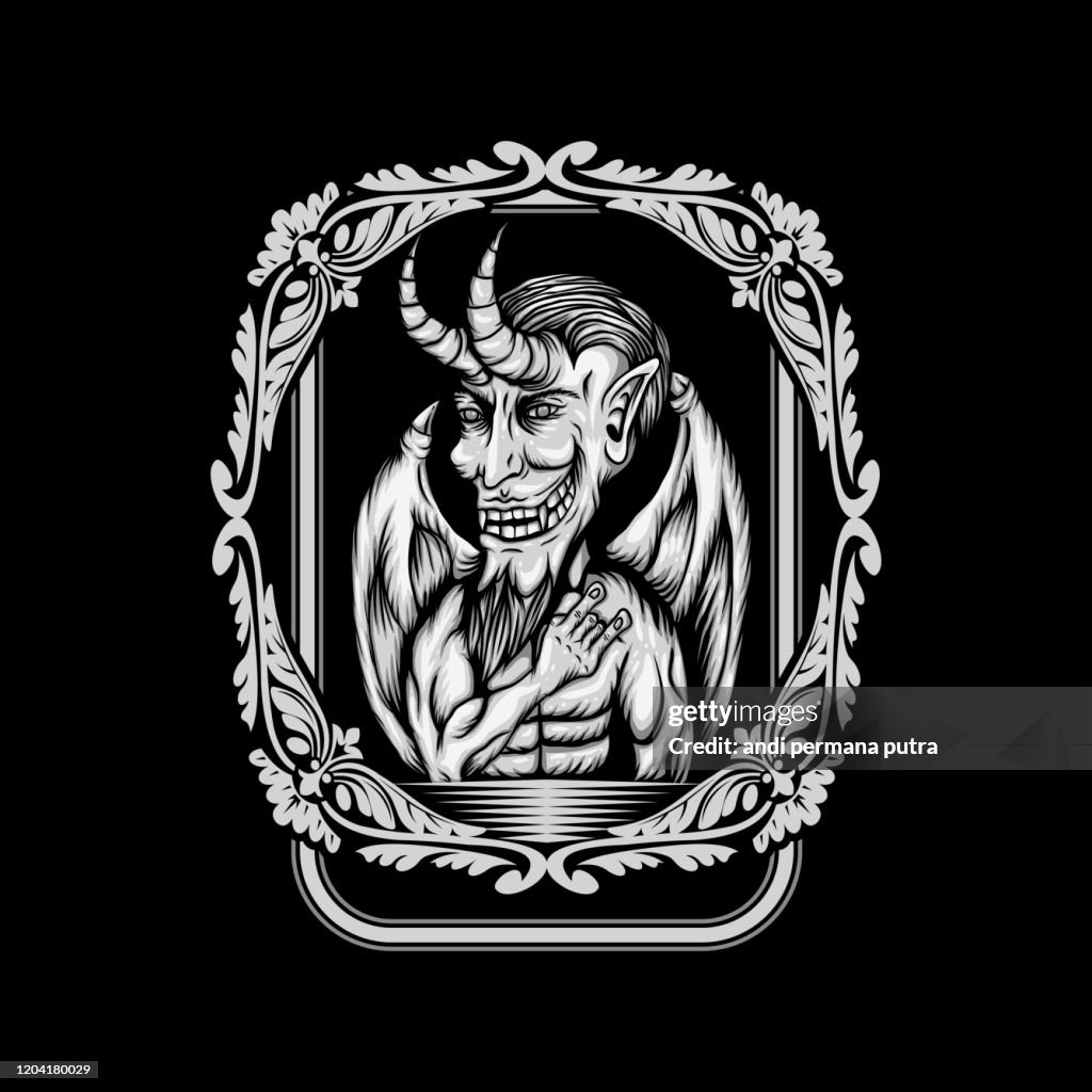Evil Jump Vector Evil Vector Illustration High-Res Vector Graphic - Getty Images