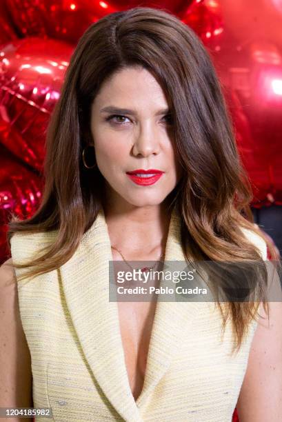 Actress Juana Acosta presents 'Perfet Match' collection at Unode50 store on February 05, 2020 in Madrid, Spain.