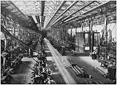 Antique photograph of the British Empire: Locomotive department, Midland Railway, Derby
