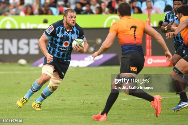 Andries Ferreira of the Bulls during the Super Rugby match between Vodacom Bulls and Jaguares at Loftus Versfeld on February 29, 2020 in Pretoria,...