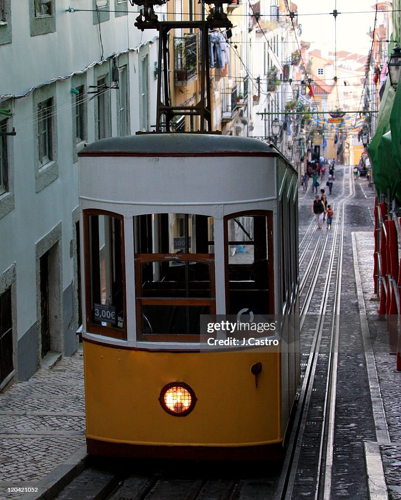 Lisbon streetcar, Portugal