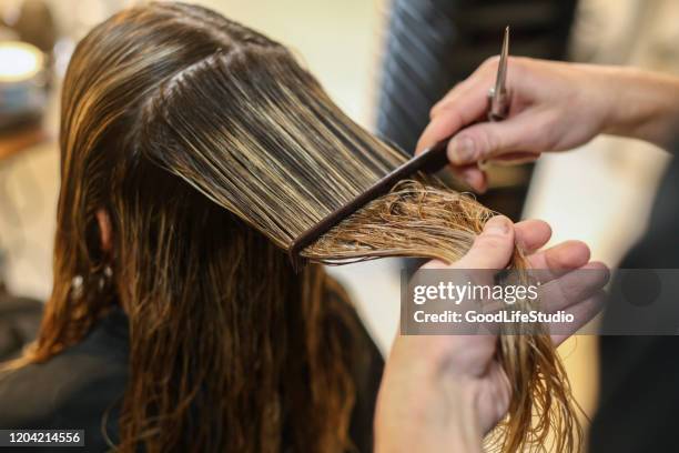 haircut - hair mask stock pictures, royalty-free photos & images