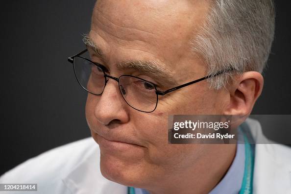 Frank Riedo Dr. Frank Riedo, medical director of infection control at... News Photo ...