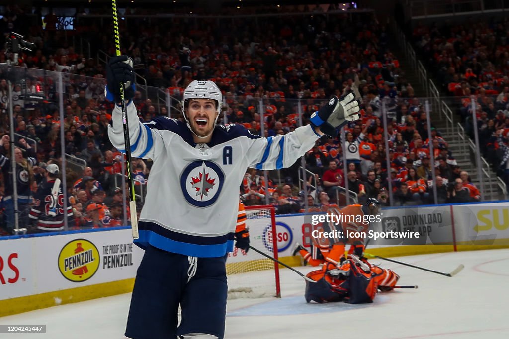 NHL: FEB 29 Jets at Oilers