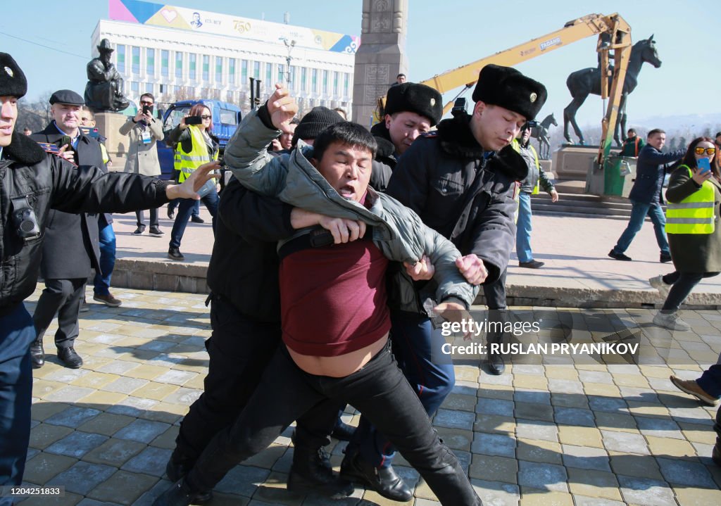 KAZAKHSTAN-OPPOSITION-PROTEST