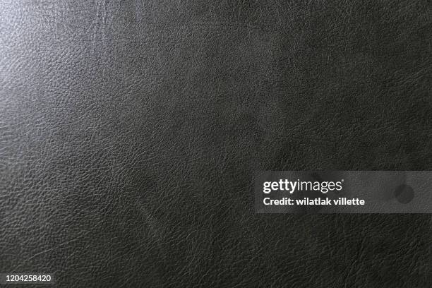 close up black leather and texture background - black border stock pictures, royalty-free photos & images