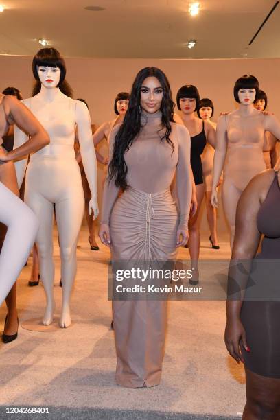 Kim Kardashian West celebrates the launch of SKIMS at Nordstrom NYC on February 05, 2020 in New York City.